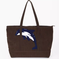 *Free Shipping*DOLPHIN CORDUROY SHOULDER BAG - Thumbnail 4