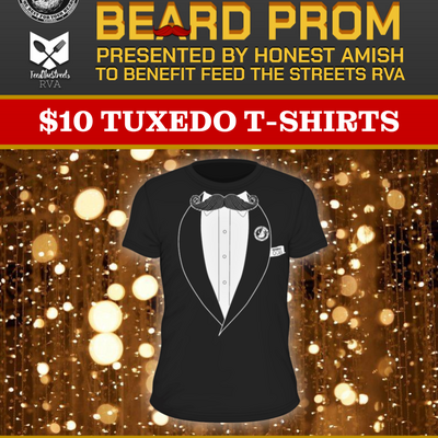 Moustache tuxedo t-shirt