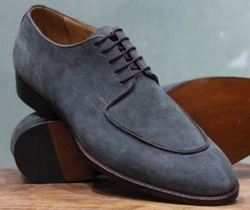 New Mens Handmade Formal Shoes Suede Leather Lace up Casual wear & Dress boot