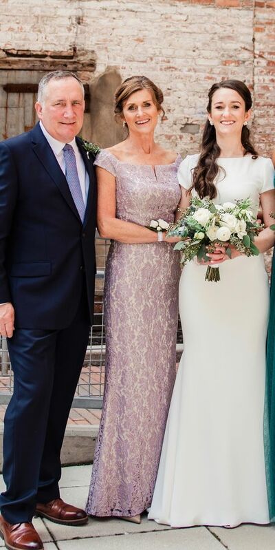 Simple Purple Lace Mother of The Bride Groom Dresses Party Gowns Evening Dress vestidos