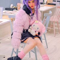 Sugar Thrillz Bubble Fur Crop Jacket by Dolls Kill - Thumbnail 3