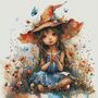 Garden Witch 2 Cross Stitch Pattern-1