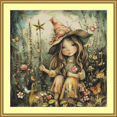 Garden witch 1 cross stitch pattern - Thumbnail 3