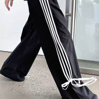 *Free Shipping*RIBBON STRIPE NYLON PANTS - Thumbnail 2