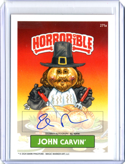 Horrorible Kids ELI ROTH - CELEBRITY AUTO Card