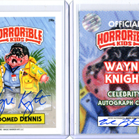 Horrorible Kids WAYNE KNIGHT - CELEBRITY AUTO Card - Thumbnail 1