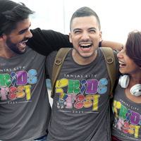 Kansas City Pridefest 2024 Official Unisex T-shirt Design - Thumbnail 1