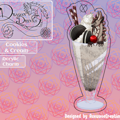 Dragon drinks: cookies and cream