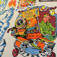 Smoke Children/Sears Vehicle Screenprint (18" x 24") - Thumbnail 1