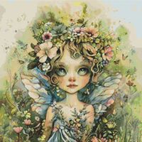 Garden Fairy 10 Cross Stitch Pattern - Thumbnail 1