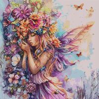Garden Fairy 9 Cross Stitch Pattern - Thumbnail 1
