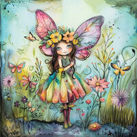 Garden Fairy 6 Cross Stitch Pattern - Thumbnail 2