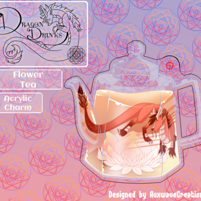 Dragon drinks: flower tea