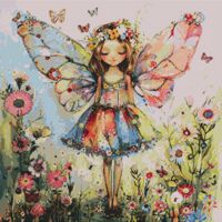 Garden Fairy 2 Cross Stitch Pattern - Thumbnail 1