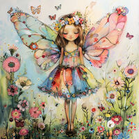 Garden Fairy 2 Cross Stitch Pattern - Thumbnail 2
