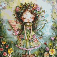 Garden Fairy 1 Cross Stitch Pattern - Thumbnail 1