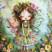 Garden Fairy 1 Cross Stitch Pattern - Thumbnail 2