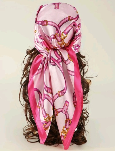 Luxury Style Pink Scarf 