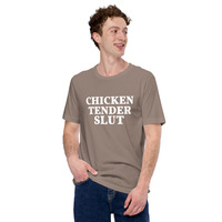 Chicken tender slut Unisex t-shirt - Thumbnail 44
