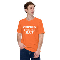 Chicken tender slut Unisex t-shirt - Thumbnail 48