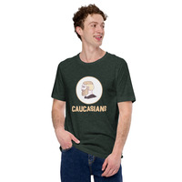 Caucasian t-shirt Unisex - Thumbnail 4