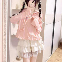 Summer 2024 New Pink Cute Anti-UV Ice Silk Sun Protection Clothes - Thumbnail 2