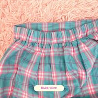 Harajuku Mini Y2K Plaid Schoolgirl Skirt | Pink and Blue Vintage Vibes - Thumbnail 1