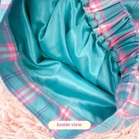 Harajuku Mini Y2K Plaid Schoolgirl Skirt | Pink and Blue Vintage Vibes - Thumbnail 2