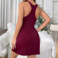 Sexy Elegant Sling Sleeveless Dress - Thumbnail 3
