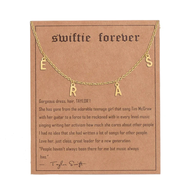 Taylor swift inspired necklace swiftie music lovers fans gift women's accessories