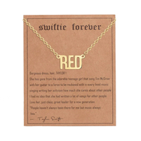Taylor Swift Inspired Necklace Swiftie Music Lovers Fans Gift Women's Accessories - Thumbnail 3