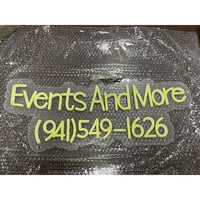 Shop Name + Phone Neon Sign WNS014 - Thumbnail 1