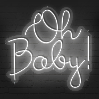 Oh baby! neon sign wns016