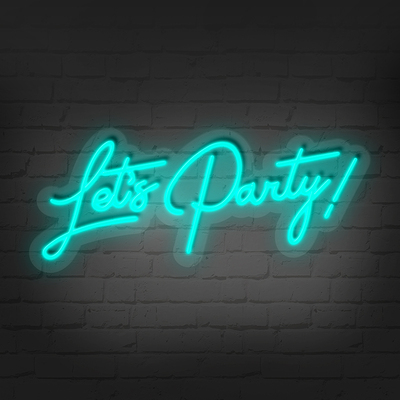 Let's party! neon sign wns018