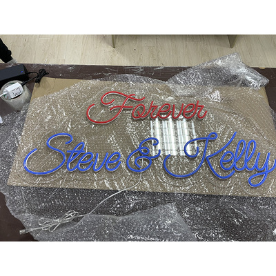 Forever first name 2 color neon sign wns019
