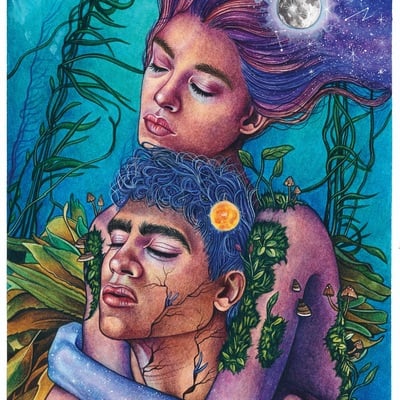 "growing together" print (open edition)