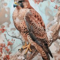Falcon Cross Stitch Pattern - Thumbnail 2
