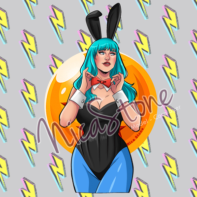 Ball bunny - sticker