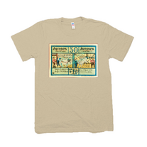 NotGeld reprint t-shirt featuring two Whimsical Horses