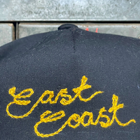 East Coast Chain Stitched hat BLK/GLD - Thumbnail 1