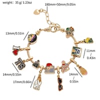 Taylor Swift Album Inspired Charm Bracelet Friendship Concert Eras Tour Swiftie Gift - Thumbnail 5