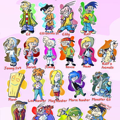 Ed boys remastered - sticker set