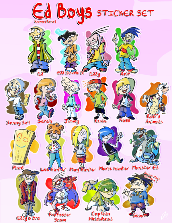Ed Boys Remastered - Sticker Set