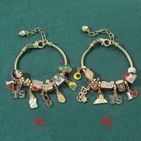 Taylor Swift Album Inspired Charm Bracelet Friendship Concert Eras Tour Swiftie Gift - Thumbnail 1