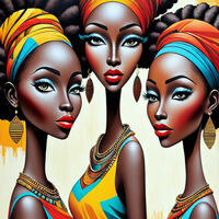 Elegant Women Cross Stitch Pattern - Thumbnail 2