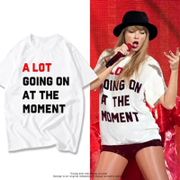 A Lot Going On At The Moment T Shirt Red Eras Tour 22 Letters T-shirt TS Gift - Thumbnail 2