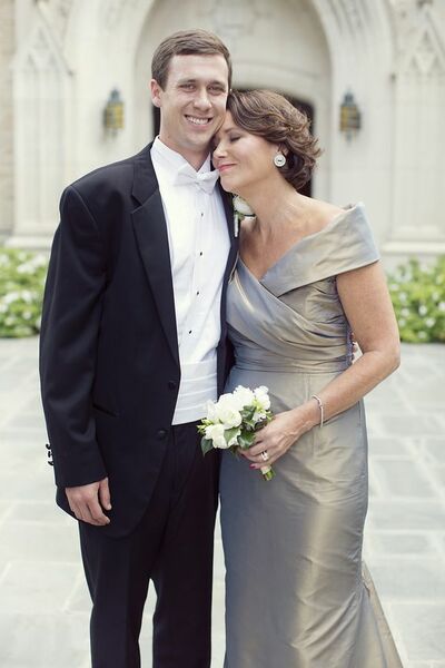 Simple Silver Sheath Mother of The Bride Groom Dresses Party Gowns Evening Dress vestidos