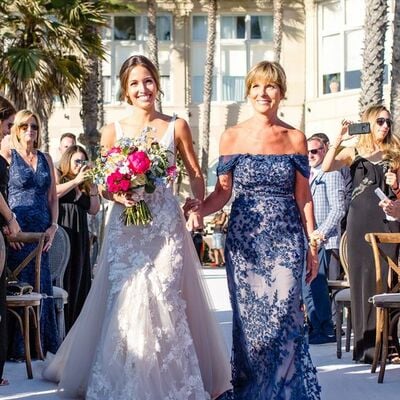 Blue off the shoulder lace appliques mother of the bride groom dresses party gowns evening dress vestidos