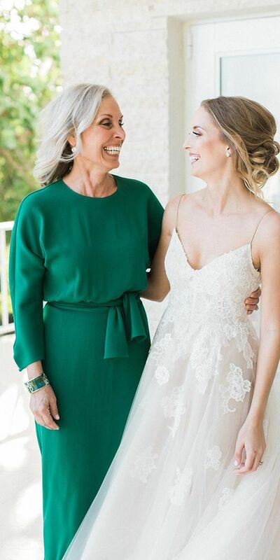 Simple Dark Green Mother of The Bride Groom Dresses Party Gowns Evening Dress Vestidos