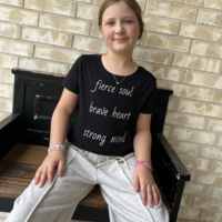 Fierce Brave Strong Crop Tee - Thumbnail 4